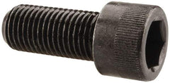 Made in USA - 7/16-20 UNF Hex Socket Drive, Socket Cap Screw - Alloy Steel, Black Oxide Finish, Fully Threaded, 1" Length Under Head - Makers Industrial Supply