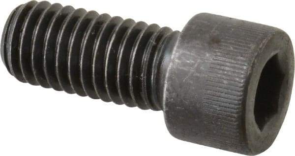 Made in USA - 1/2-13 UNC Hex Socket Drive, Socket Cap Screw - Alloy Steel, Black Oxide Finish, Fully Threaded, 1-1/8" Length Under Head - Makers Industrial Supply