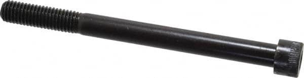 Made in USA - 1/2-13 UNC Hex Socket Drive, Socket Cap Screw - Alloy Steel, Black Oxide Finish, Partially Threaded, 6" Length Under Head - Makers Industrial Supply