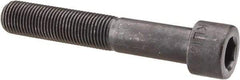 Made in USA - 1/2-20 UNF Hex Socket Drive, Socket Cap Screw - Alloy Steel, Black Oxide Finish, Partially Threaded, 3" Length Under Head - Makers Industrial Supply