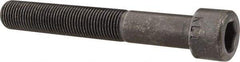 Made in USA - 1/2-20 UNF Hex Socket Drive, Socket Cap Screw - Alloy Steel, Black Oxide Finish, Partially Threaded, 3-1/2" Length Under Head - Makers Industrial Supply