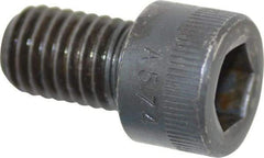 Made in USA - 5/8-11 UNC Hex Socket Drive, Socket Cap Screw - Alloy Steel, Black Oxide Finish, Fully Threaded, 1" Length Under Head - Makers Industrial Supply