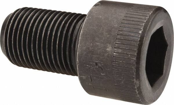 Made in USA - 5/8-18 UNF Hex Socket Drive, Socket Cap Screw - Alloy Steel, Black Oxide Finish, Fully Threaded, 1" Length Under Head - Makers Industrial Supply