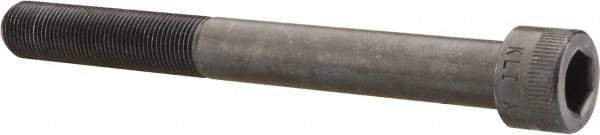 Made in USA - 5/8-18 UNF Hex Socket Drive, Socket Cap Screw - Alloy Steel, Black Oxide Finish, Partially Threaded, 6" Length Under Head - Makers Industrial Supply