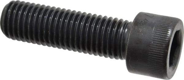 Made in USA - 3/4-10 UNC Hex Socket Drive, Socket Cap Screw - Alloy Steel, Black Oxide Finish, Fully Threaded, 2-1/2" Length Under Head - Makers Industrial Supply