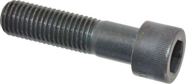 Made in USA - 3/4-10 UNC Hex Socket Drive, Socket Cap Screw - Alloy Steel, Black Oxide Finish, Partially Threaded, 3" Length Under Head - Makers Industrial Supply