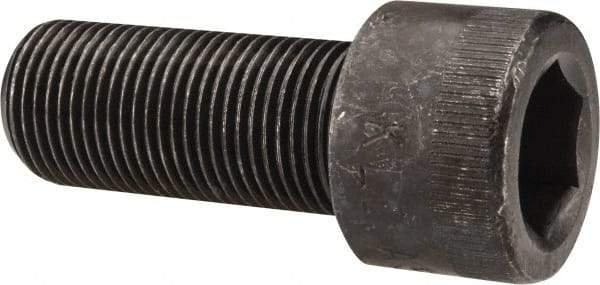 Made in USA - 3/4-16 UNF Hex Socket Drive, Socket Cap Screw - Alloy Steel, Black Oxide Finish, Fully Threaded, 1-3/4" Length Under Head - Makers Industrial Supply