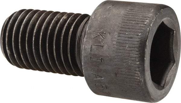 Made in USA - 7/8-9 UNC Hex Socket Drive, Socket Cap Screw - Alloy Steel, Black Oxide Finish, Fully Threaded, 1-1/2" Length Under Head - Makers Industrial Supply