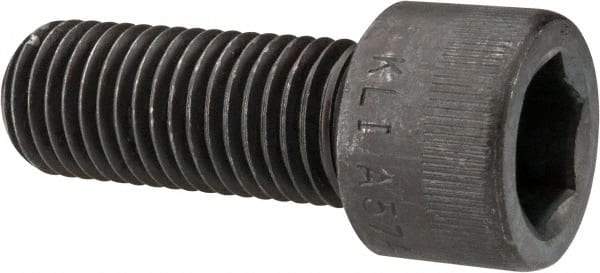 Made in USA - 7/8-9 UNC Hex Socket Drive, Socket Cap Screw - Alloy Steel, Black Oxide Finish, Fully Threaded, 2-1/4" Length Under Head - Makers Industrial Supply