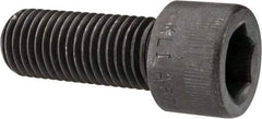 Made in USA - 7/8-9 UNC Hex Socket Drive, Socket Cap Screw - Alloy Steel, Black Oxide Finish, Fully Threaded, 2-1/4" Length Under Head - Makers Industrial Supply