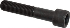 Made in USA - 7/8-9 UNC Hex Socket Drive, Socket Cap Screw - Alloy Steel, Black Oxide Finish, Partially Threaded, 4-1/2" Length Under Head - Makers Industrial Supply