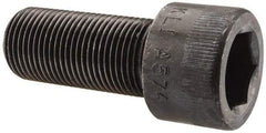 Made in USA - 7/8-14 UNF Hex Socket Drive, Socket Cap Screw - Alloy Steel, Black Oxide Finish, Partially Threaded, 2" Length Under Head - Makers Industrial Supply