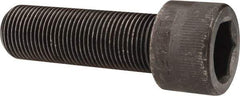 Made in USA - 7/8-14 UNF Hex Socket Drive, Socket Cap Screw - Alloy Steel, Black Oxide Finish, Fully Threaded, 2-3/4" Length Under Head - Makers Industrial Supply