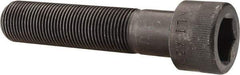 Made in USA - 7/8-14 UNF Hex Socket Drive, Socket Cap Screw - Alloy Steel, Black Oxide Finish, Partially Threaded, 4" Length Under Head - Makers Industrial Supply