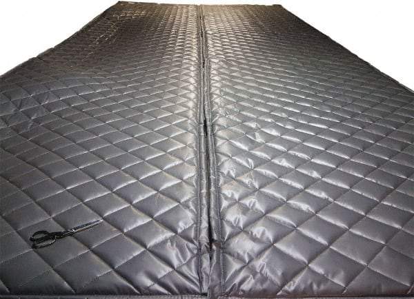 Singer Safety - 6' Long x 48" Wide, Fiberglass Panel - ASTM E-84 Specification, Metallic Gray - Makers Industrial Supply