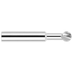 Harvey Tool - 7/64" Diam 270° Wrap Angle 3/32" LOC 2-Flute Uncoated Undercut End Mill - Exact Industrial Supply