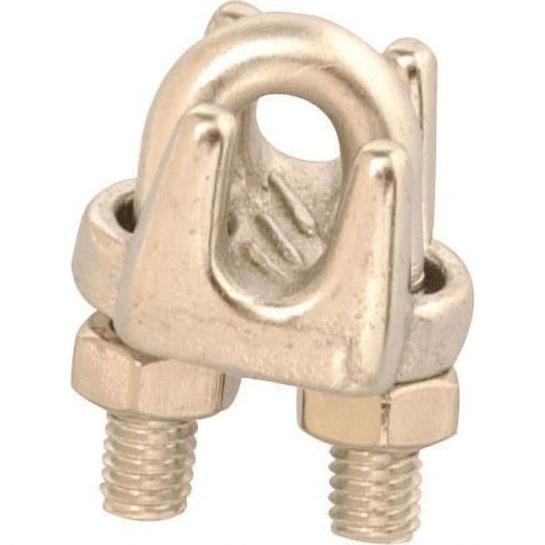 Campbell - Wire Rope Hardware & Accessories Type: Wire Rope Clip For Rope Diameter: 1/8 (Inch) - Makers Industrial Supply