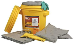 Brady SPC Sorbents - 15 Gal Capacity Oil Only Spill Kit - 20 Gal Polyethylene Lab Pack - Makers Industrial Supply