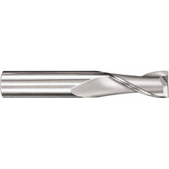 SGS - 1/8", 1/2" LOC, 1/8" Shank Diam, 1-1/2" OAL, 2 Flute, Solid Carbide Square End Mill - Exact Industrial Supply