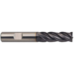 Guhring - 3/8" Diam, 1" Length of Cut, 3/8" Shank Diam, 2-1/2" OAL, 4 Flute Solid Carbide Square End Mill - Makers Industrial Supply