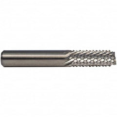 M.A. Ford - 0.8mm Diam, End Mill End, Solid Carbide Diamond Pattern Router Bit - 1-1/2" OAL - Makers Industrial Supply