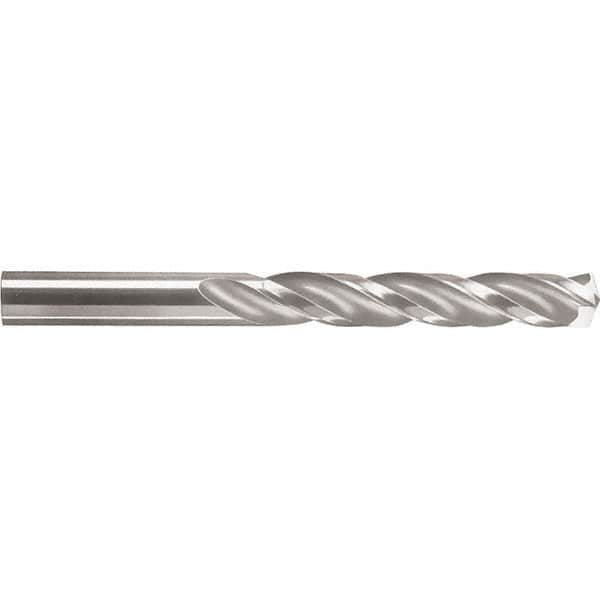 SGS - Letter X 150° Solid Carbide Jobber Drill - Bright Finish, Right Hand Cut, Spiral Flute, Straight Shank, 4-1/2" OAL, Standard Point - Makers Industrial Supply