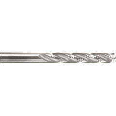SGS - #15 150° Solid Carbide Jobber Drill - TiN Finish, Right Hand Cut, Spiral Flute, Straight Shank, 2-3/4" OAL, Standard Point - Makers Industrial Supply