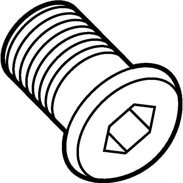 Kennametal - Hex Socket for Indexables - M5x0.8 & M8x0.75 Thread, For Use with Shims - Makers Industrial Supply