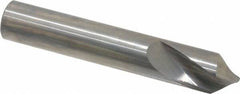 Made in USA - 1/2" Body Diam, 90°, 3" OAL, Solid Carbide Spotting Drill - Makers Industrial Supply