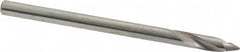 Made in USA - 1/8" Body Diam, 60°, 2" OAL, Solid Carbide Spotting Drill - Makers Industrial Supply