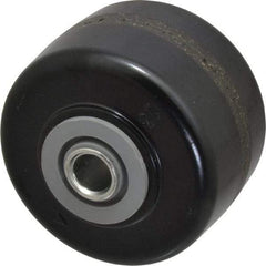 Albion - 3-1/4 Inch Diameter x 2 Inch Wide, Phenolic Caster Wheel - 700 Lb. Capacity, 2-3/16 Inch Hub Length, 1/2 Inch Axle Diameter, Roller Bearing - Makers Industrial Supply