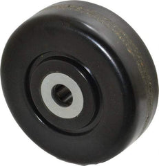 Albion - 3-1/2 Inch Diameter x 1-1/4 Inch Wide, Phenolic Caster Wheel - 400 Lb. Capacity, 1-3/8 Inch Hub Length, 1/2 Inch Axle Diameter, Roller Bearing - Makers Industrial Supply