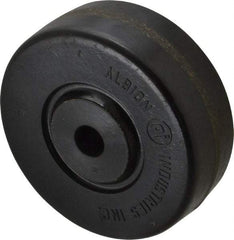 Albion - 3-1/2 Inch Diameter x 1-1/4 Inch Wide, Phenolic Caster Wheel - 400 Lb. Capacity, 1-3/8 Inch Hub Length, 1/2 Inch Axle Diameter, Plain Bearing - Makers Industrial Supply