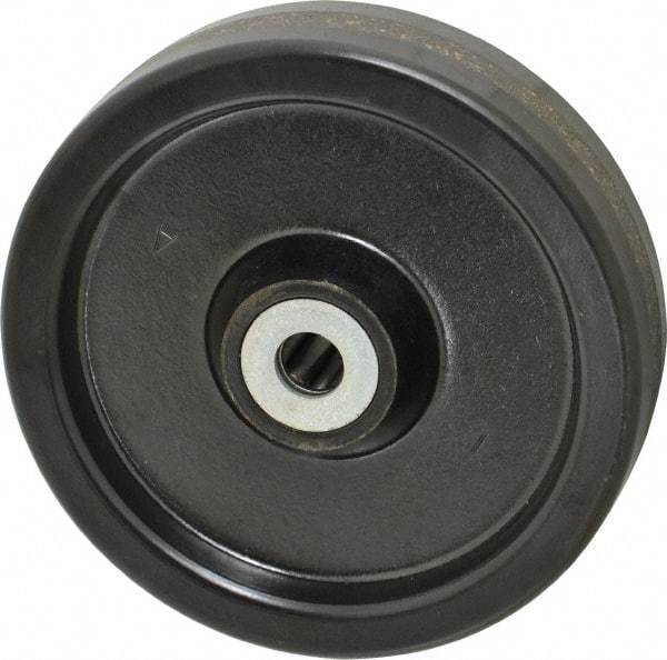 Albion - 5 Inch Diameter x 1-1/4 Inch Wide, Phenolic Caster Wheel - 400 Lb. Capacity, 1-3/8 Inch Hub Length, 1/2 Inch Axle Diameter, Roller Bearing - Makers Industrial Supply