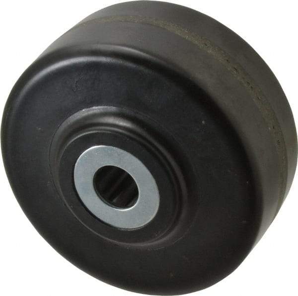 Albion - 6 Inch Diameter x 2-1/2 Inch Wide, Phenolic Caster Wheel - 1,600 Lb. Capacity, 3-1/4 Inch Hub Length, 1 Inch Axle Diameter, Roller Bearing - Makers Industrial Supply