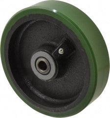 Albion - 6 Inch Diameter x 1-1/2 Inch Wide, Polyurethane Caster Wheel - 840 Lb. Capacity, 2-7/16 Inch Hub Length, 1/2 Inch Axle Diameter, Roller Bearing - Makers Industrial Supply