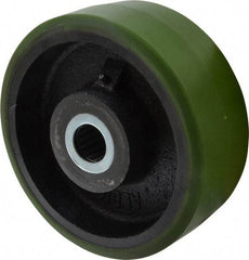 Albion - 8 Inch Diameter x 3 Inch Wide, Polyurethane Caster Wheel - 2,520 Lb. Capacity, 3-1/4 Inch Hub Length, 1-1/4 Inch Axle Diameter, Roller Bearing - Makers Industrial Supply