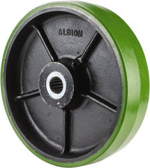 Albion - 12 Inch Diameter x 3 Inch Wide, Polyurethane Caster Wheel - 3,420 Lb. Capacity, 3-1/4 Inch Hub Length, 1-1/4 Inch Axle Diameter, Roller Bearing - Makers Industrial Supply