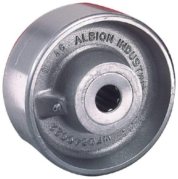 Albion - 6 Inch Diameter x 3 Inch Wide, Forged Steel Caster Wheel - 17,000 Lb. Capacity, 3-1/2 Inch Hub Length, 1-1/2 Inch Axle Diameter, Tapered Bearing - Makers Industrial Supply