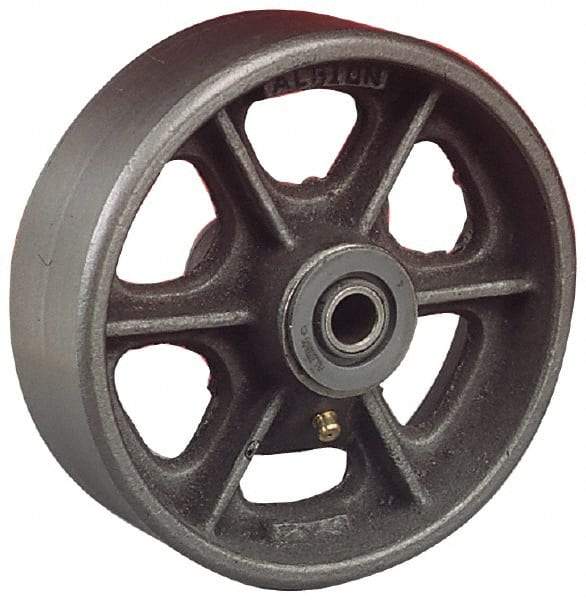 Albion - 12 Inch Diameter x 3 Inch Wide, Cast Iron Caster Wheel - 2,800 Lb. Capacity, 3-1/4 Inch Hub Length, 1-1/4 Inch Axle Diameter, Roller Bearing - Makers Industrial Supply