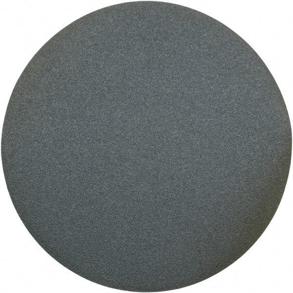 Superior Abrasives - 30" Diam, 36 Grit Zirconia Alumina Adhesive PSA Disc - Very Coarse Grade, Blue, Cloth Backing, Flexible - Makers Industrial Supply