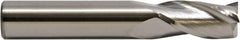 M.A. Ford - 12mm, 25mm LOC, 12mm Shank Diam, 76mm OAL, 3 Flute, Solid Carbide Square End Mill - Single End, Uncoated, 30° Helix, Centercutting, Right Hand Cut, Right Hand Flute, Series 116 - Makers Industrial Supply