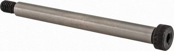 Value Collection - 3/8" Shoulder Diam x 3-3/4" Shoulder Length, 5/16-18 UNC, Hex Socket Shoulder Screw - 8 Alloy Steel, Uncoated, 0.543 to 0.562" Head Diam - Makers Industrial Supply