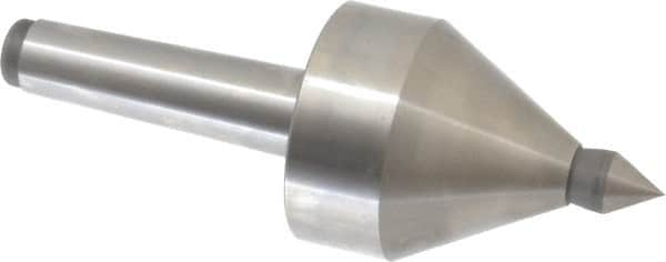 Royal Products - MT3 Taper Shank, 2-1/2" Head Diam 5,000 & 5,685 Lb Capacity Live Center - 4,000 Max RPM, 2.6" Head Length, 5/8" Point Diam, 15/16" Point Len, 685 Lb Max Workpc, 6-15/16" OAL, 5/8" Tip Diam, Long Point - Makers Industrial Supply