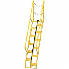 Vestil - Rolling & Wall Mounted Ladders & Platforms Type: Alternating Tread Stair Style: Tread Stair - Makers Industrial Supply