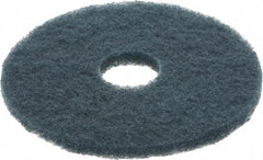 3M - Scrubbing Pad - 14" Machine, Blue Pad, Nylon & Polyester - Makers Industrial Supply