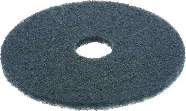 3M - Scrubbing Pad - 16" Machine, Blue Pad, Nylon & Polyester - Makers Industrial Supply