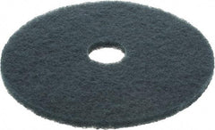 3M - Scrubbing Pad - 18" Machine, Blue Pad, Nylon & Polyester - Makers Industrial Supply