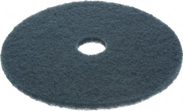 3M - Scrubbing Pad - 20" Machine, Blue Pad, Nylon & Polyester - Makers Industrial Supply