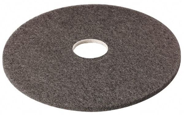 3M - Stripping Pad - 12" Machine, Black Pad, Nylon & Polyester - Makers Industrial Supply